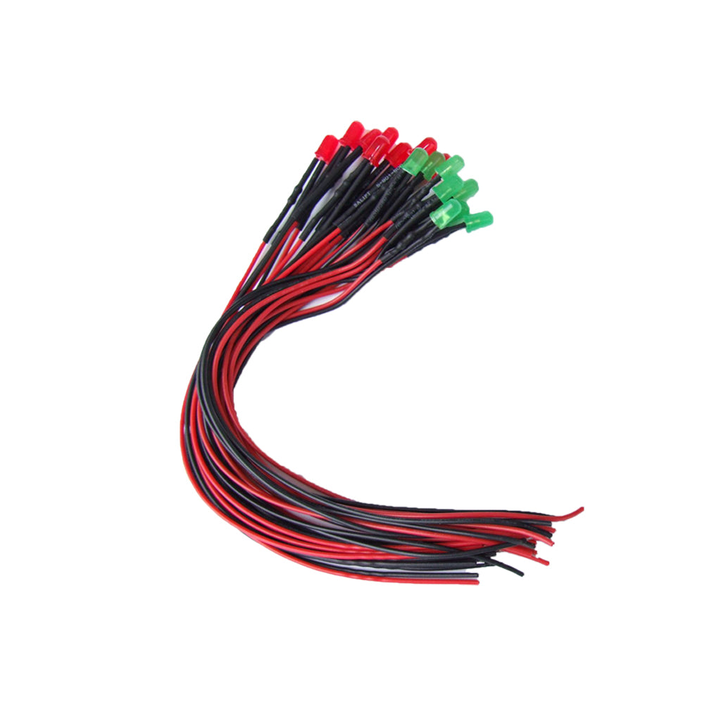 LED 5mm Mixed Pack (8 Red and 8 Green)