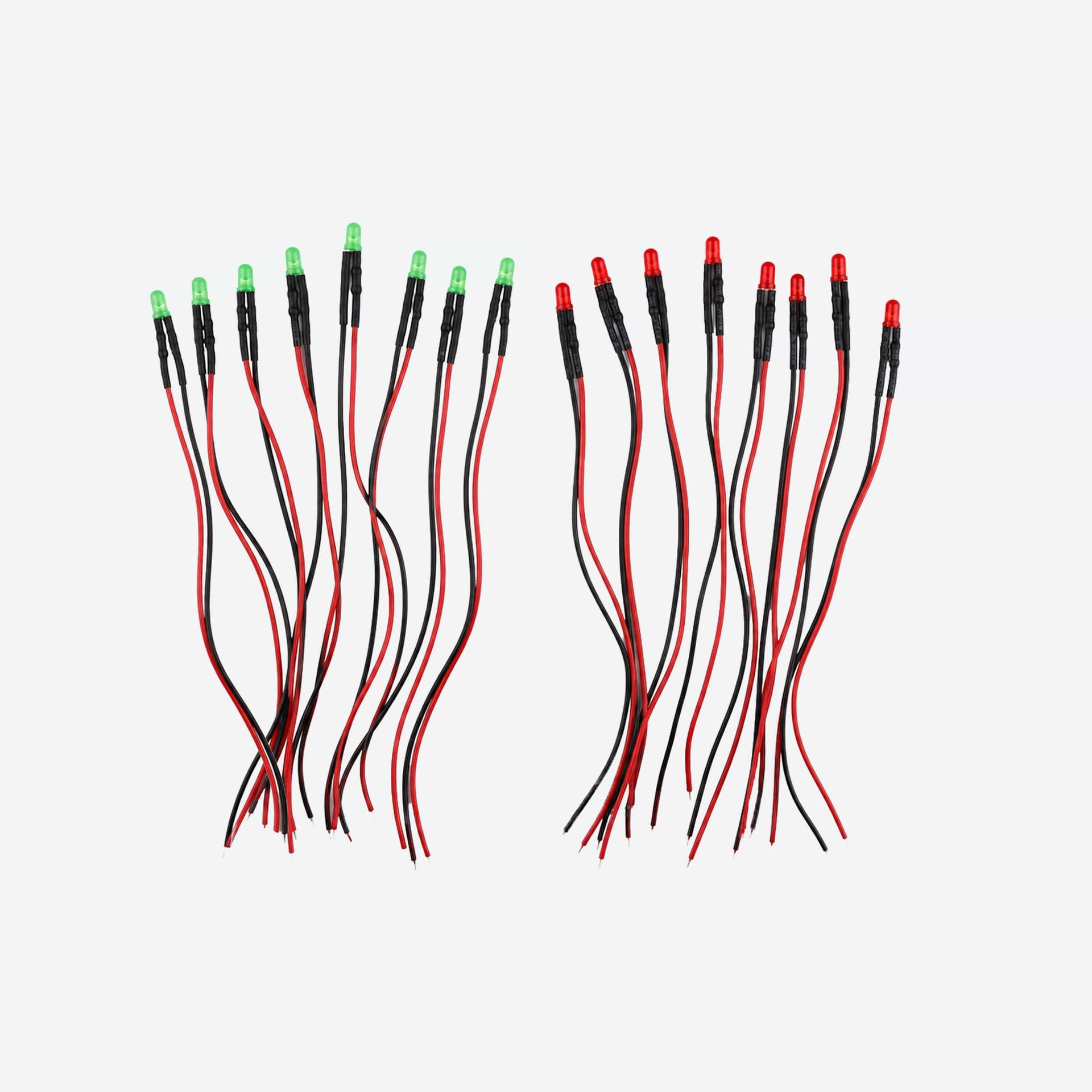 PPI4-DC Points Position Indicator + Wired 3mm LEDs Red & Green