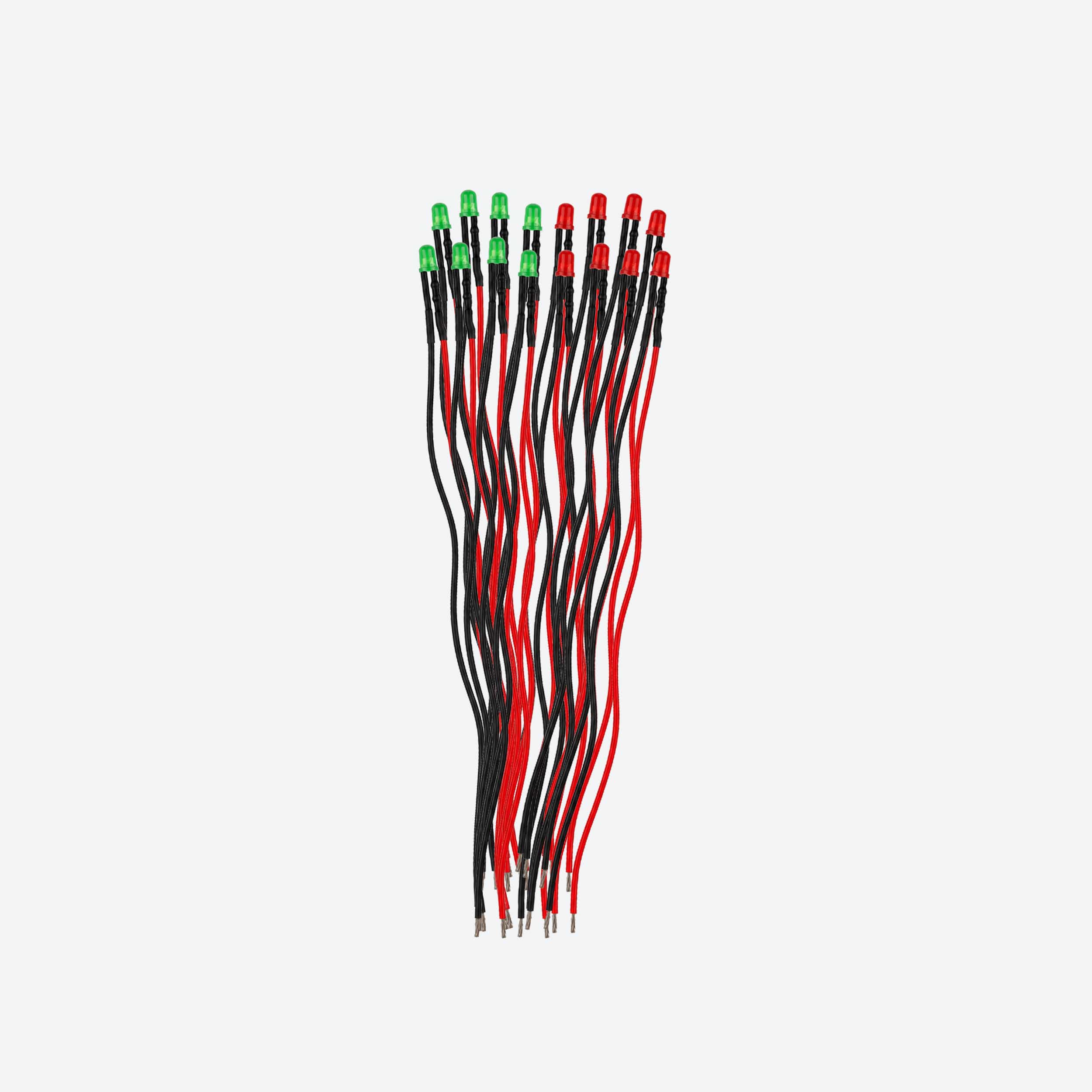 PPI4-DC Points Position Indicator + Wired 3mm LEDs Red & Green